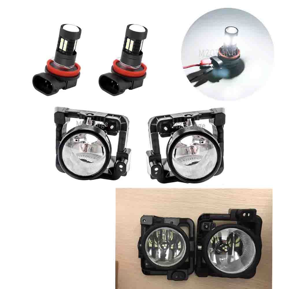 Fog Light LED for HONDA ACCORD EURO CU1 CU2 2009-2012 for Acura TSX Headlight Fog Lamp Cover Grill Bezel for Spirior Accessorie