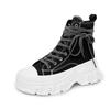 Nouvelles chaussures plateforme toile chaussures de couple hiver loisirs sports montantes chaussures en coton taille européenne grande taille