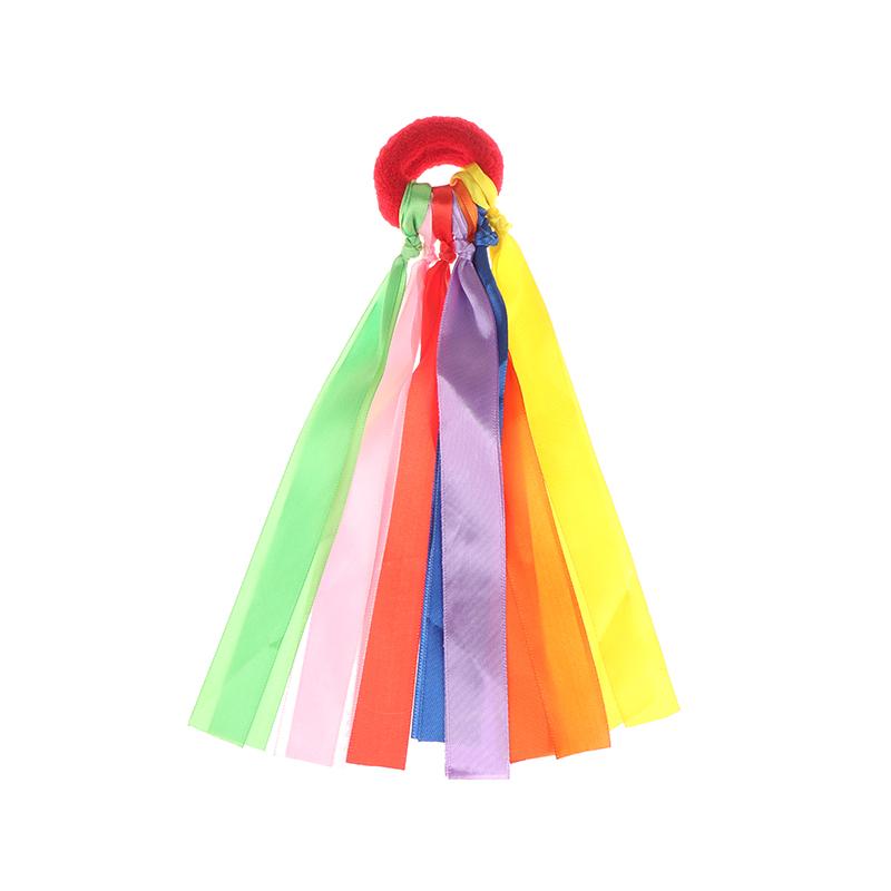 Children'S Wrist Ribbon Team Sports Pompom Cheerleading Big Match Pom Club Dance Props Elastic Bracelet With Elastic Rope