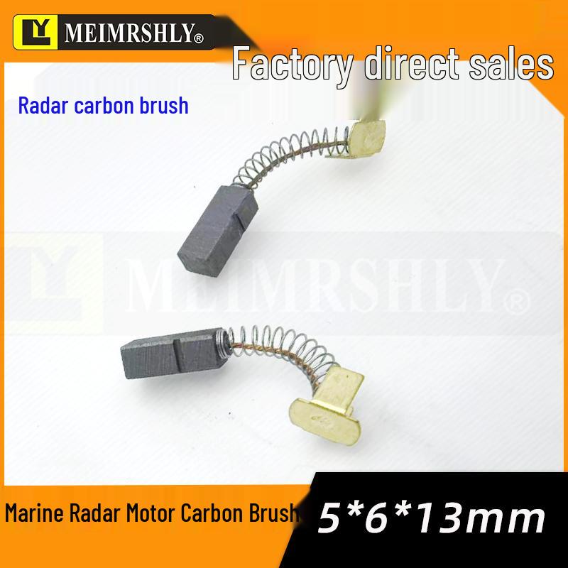 Marine Lightning Protection Carbon Brush for FAR2117 Radar/Antenna Motor, Type 2827 D8G-516, 5x6x13.