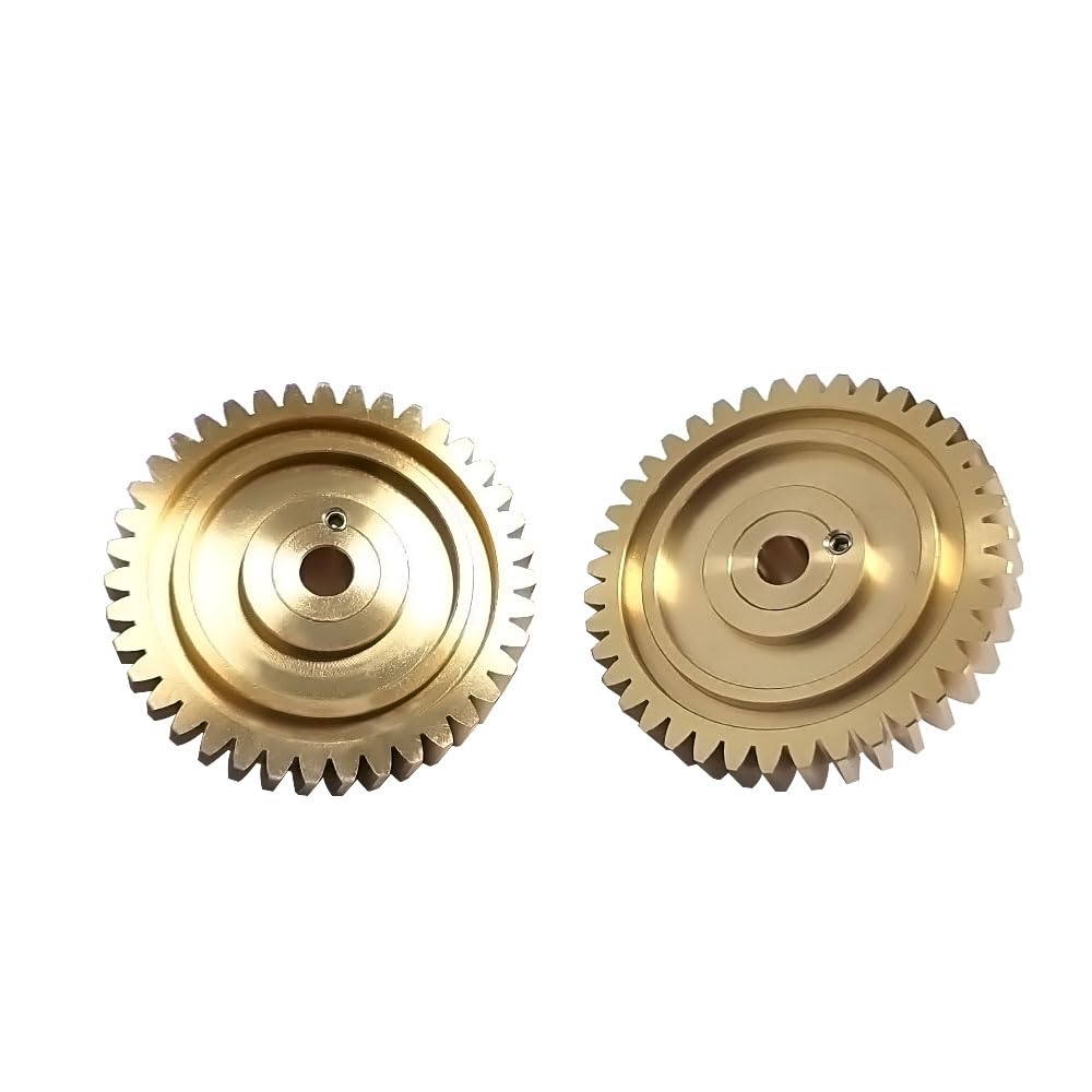 98756118000 987561179 Convertible Top Transmission Gear Set - Brass Replacement Pair for Porsche Boxster (1997-2012) - Soft Top Mechanism Gear