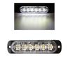 VORCOOL Strobe Light Emergency Strobe Light 18W 12-24V 6LED LED Car Strobe Flashlight Warning Light Universal Emergency Lamp (White)