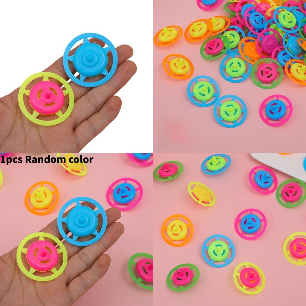 Plastic Spin Gyroscope Toy For Children With Colorful Candy Design And Traditional Play Use