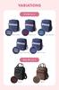 School Shoulder Bag Double Zipper X Many Pockets X Many Dividers X Bag, [3-way Design!! RIMARUHE] (Brown)