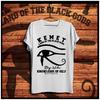 African Roots Kemet Eye of Horus Black History Month Melanin Pride Tee Unisex T-Shirt