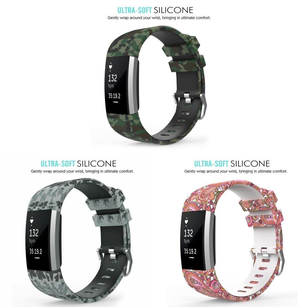 Stylish Silicone Bands For Fitbit Charge 4 And Charge 3 Comfortable And Durable