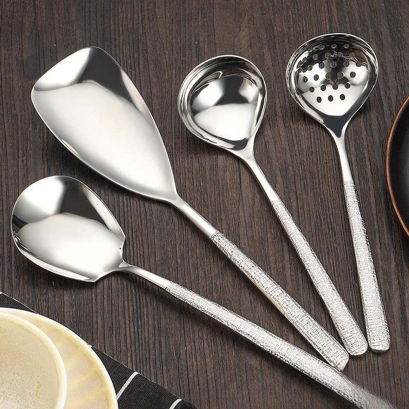Ru Han Stainless Steel Hammered Fabric Cutlery Set