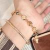 Retro Dice Four-Leaf Clover Trendy Bracelet for Women - Simple High-End and Exquisite