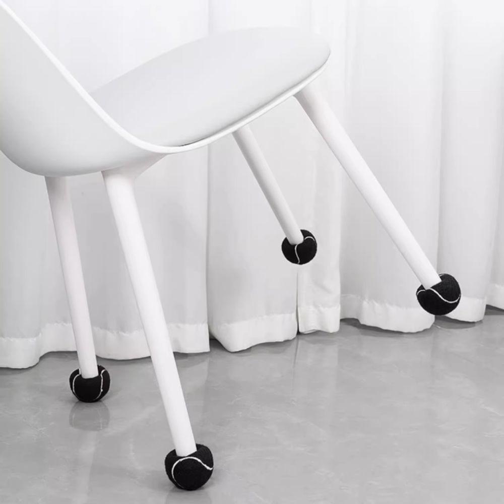 Non-Slip Table Chair Covers Mute Tennis Ball Shaped Thick Design Easy Installation Furniture Floor Protection Chairs Application
