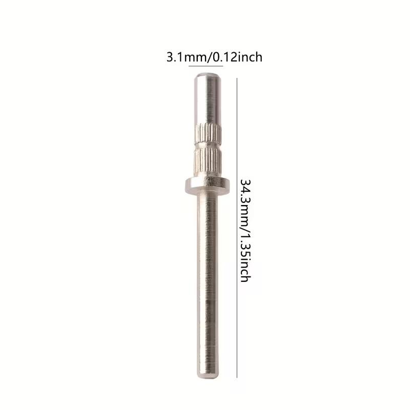 3.1Mm 80Pcs Mini Nail Sanding Bands Electric Machine Nail Drill Bits Acrylic Polish Remover Files Nails Accessory Tool