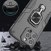 Magnetic Rotating Folding Stand Ring Bracket Phone Case For iPhone 17 Air 16E 13 14 15 16 Plus 17 Pro Max Shockproof Armor Cover