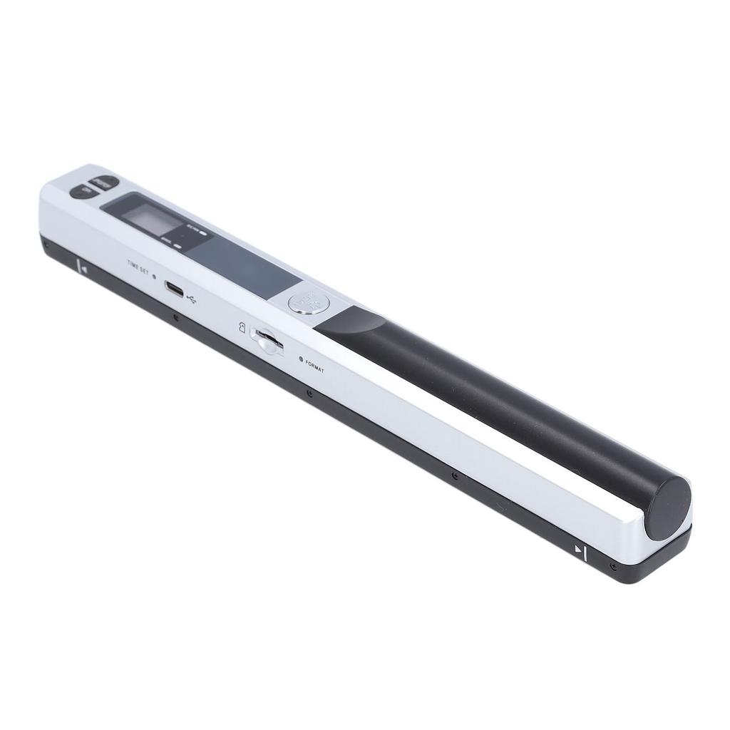 Portable Scanner for A4 Documents Photo Pictures Receipt 8.27 Inch HD 900DPI Color Mobile Handheld Scanner Wand for