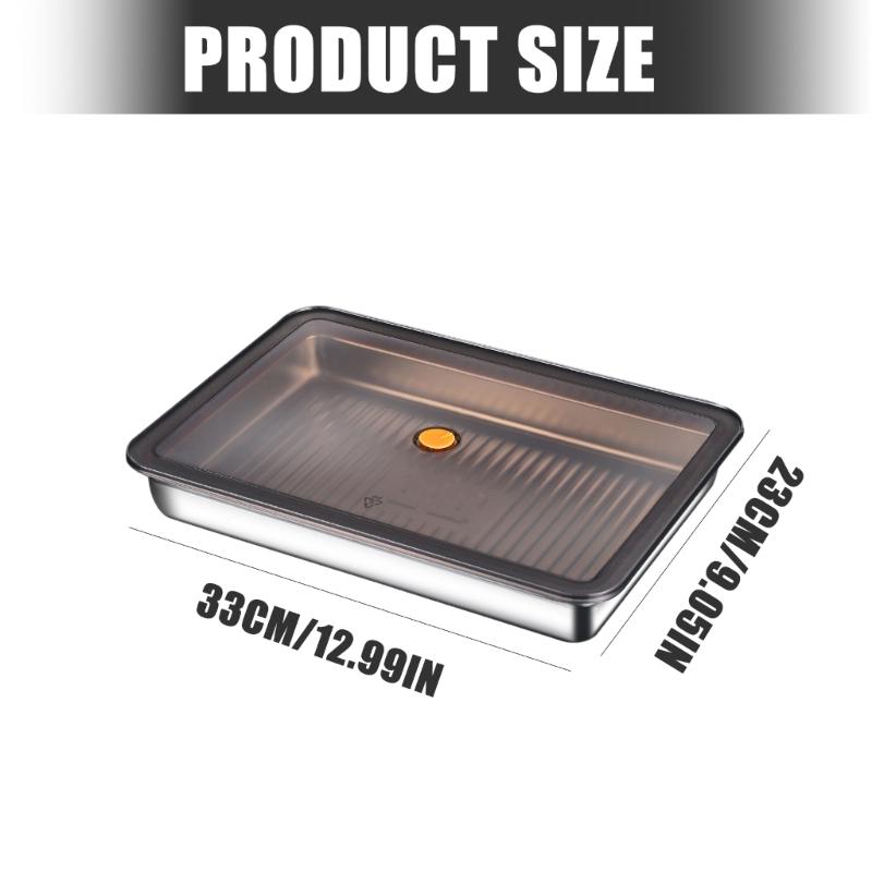 Ofenfeste Küchenaufbewahrungsschale Spülmaschinenfeste Stabile Metall-Servierschale