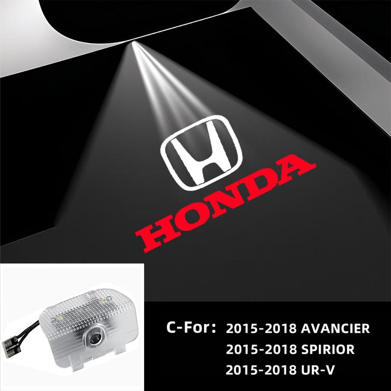 Honda Car Door Logo Welcome Light Projector Lamps Accessories For Honda Accord Civic FIT Insight CRV Jazz HRV CRZ CRX City Vezel