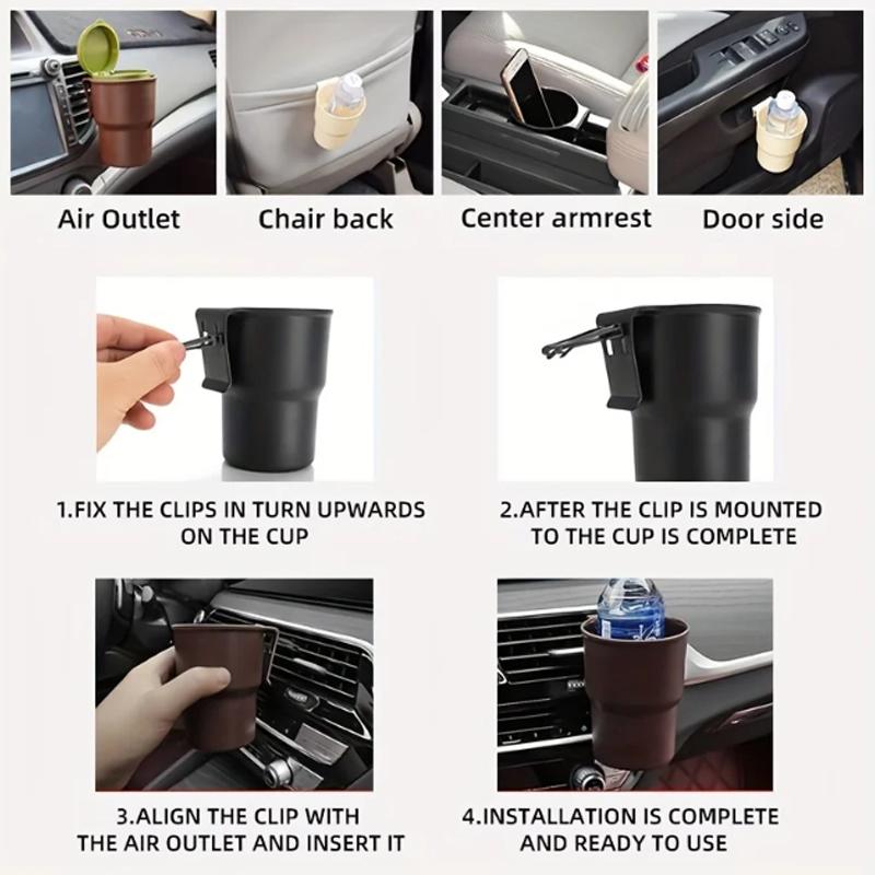 Car Air Vent Water Cup Holder Universal Air Conditioning Outlet Suspension Bracket Durable Beverage Bottle Holder For Most Cars