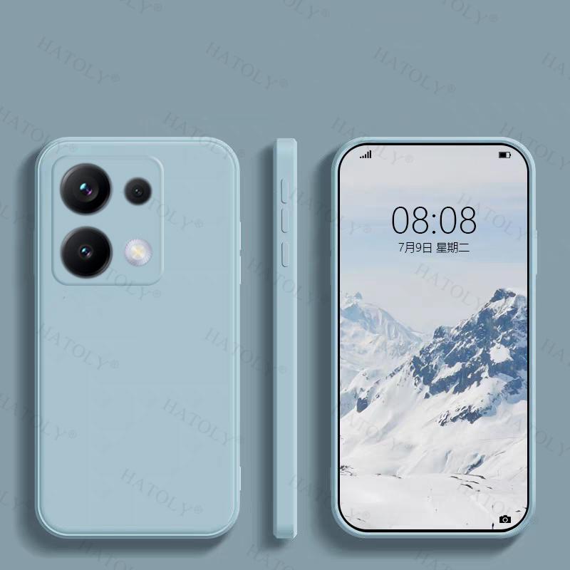 For Xiaomi Redmi Note 14S Case Redmi Note 14S Anti-knock Liquid Silicone Candy Color Back Case For Redmi Note 14S Case