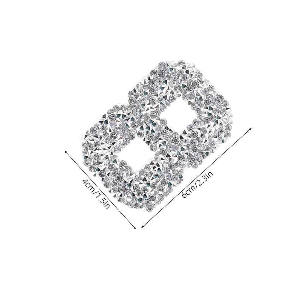 10Pcs Rhinestone Number Iron on Patches 0-9 Self Adhesive Glitter Applique for DIY Clothing Accessories Handbags Hats Craft