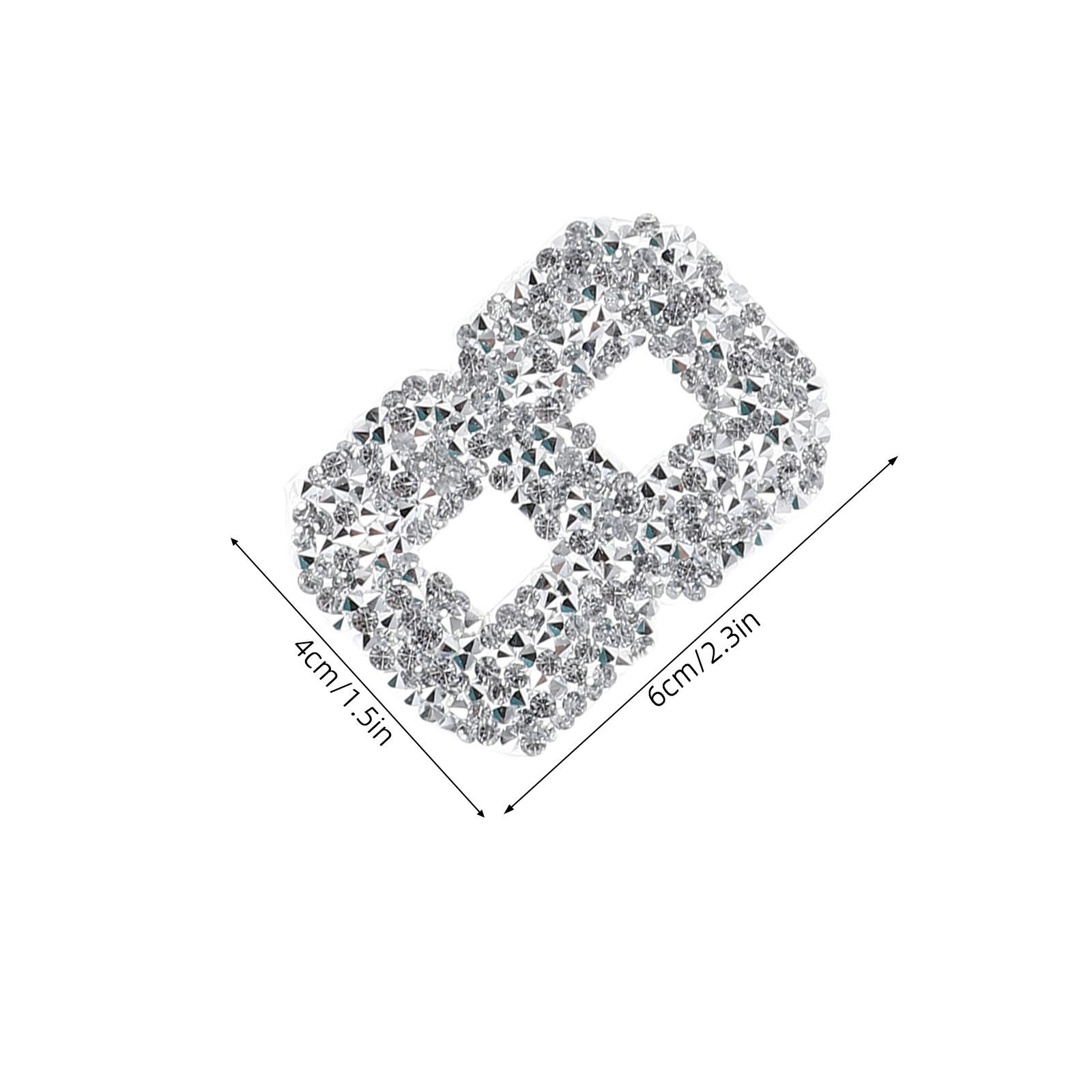 

10Pcs Rhinestone Number Iron on Patches Glitter Heat Transfer DIY Craft Applique for Cotton Linen Polyester Fabric Projects серебряный