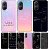 Love Yourself Flower Heart Line Kpop Case Phone Cover for Xiaomi Poco X3 Nfc X5 X6 X7 X4 Gt F7 Ultra F6 F5 Pro F4 F3 M5S M4 M6 M