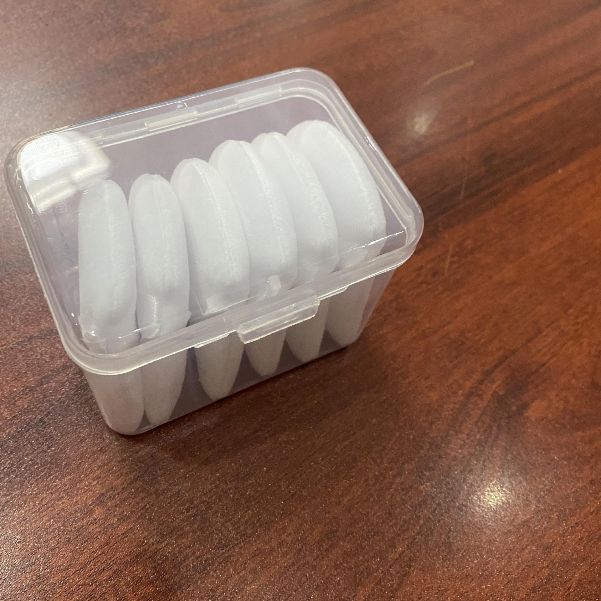 

Замшевый треугольный спонж для пудры 6 in box