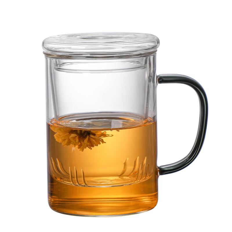 Shangqi Tea Infuser Glass Mug with Bamboo Lid
