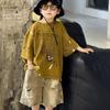 Boys' Clothing Set Summer Children's Ripped Denim Shorts Tie Dye Short Sleeved T-shirt 2-piece Set