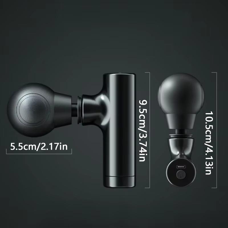 Deep Tissue Massage Gun Handheld Percussion Massager Ultra Compact Design for Body Back Neck Muscle Pain Relief Rechargeable