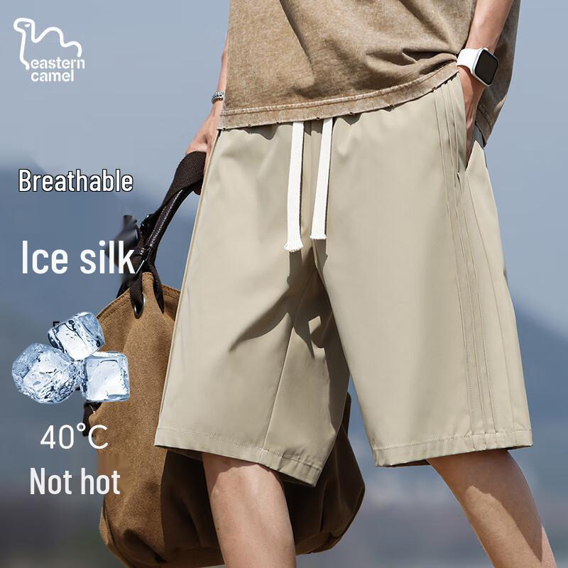 EASTERN CAMEL Men s Ice Silk Quick-Dry Casual Shorts M