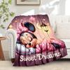 1pc Flannel Minnie Mouse Sweet Dreams Bedding Throw Blanket Sofa Coverlet Gift Home Decorative Soft Warm Plush Throw