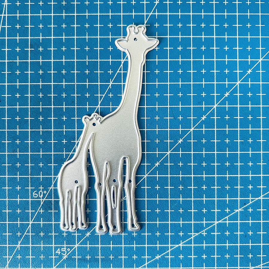 

Животное Лошадь Жираф Украшение Металлические режущие штампы для скрапбукинга Резка Тиснение Трафареты Бумажное ремесло Штамп giraffe серебряный