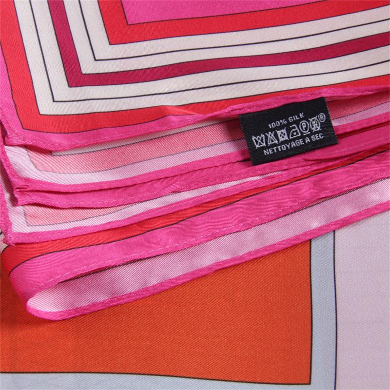 90Cm Classic Checkered Horse  Square Scarf Women Twill Silk Scarf Shawl Hijab Luxury Bandana Foulard Neckerchief Head Scarf