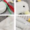 Kawaii Lolita Plush Scarf Duck Bag Messenger Shoulder Purse Crossbody Gift Women
