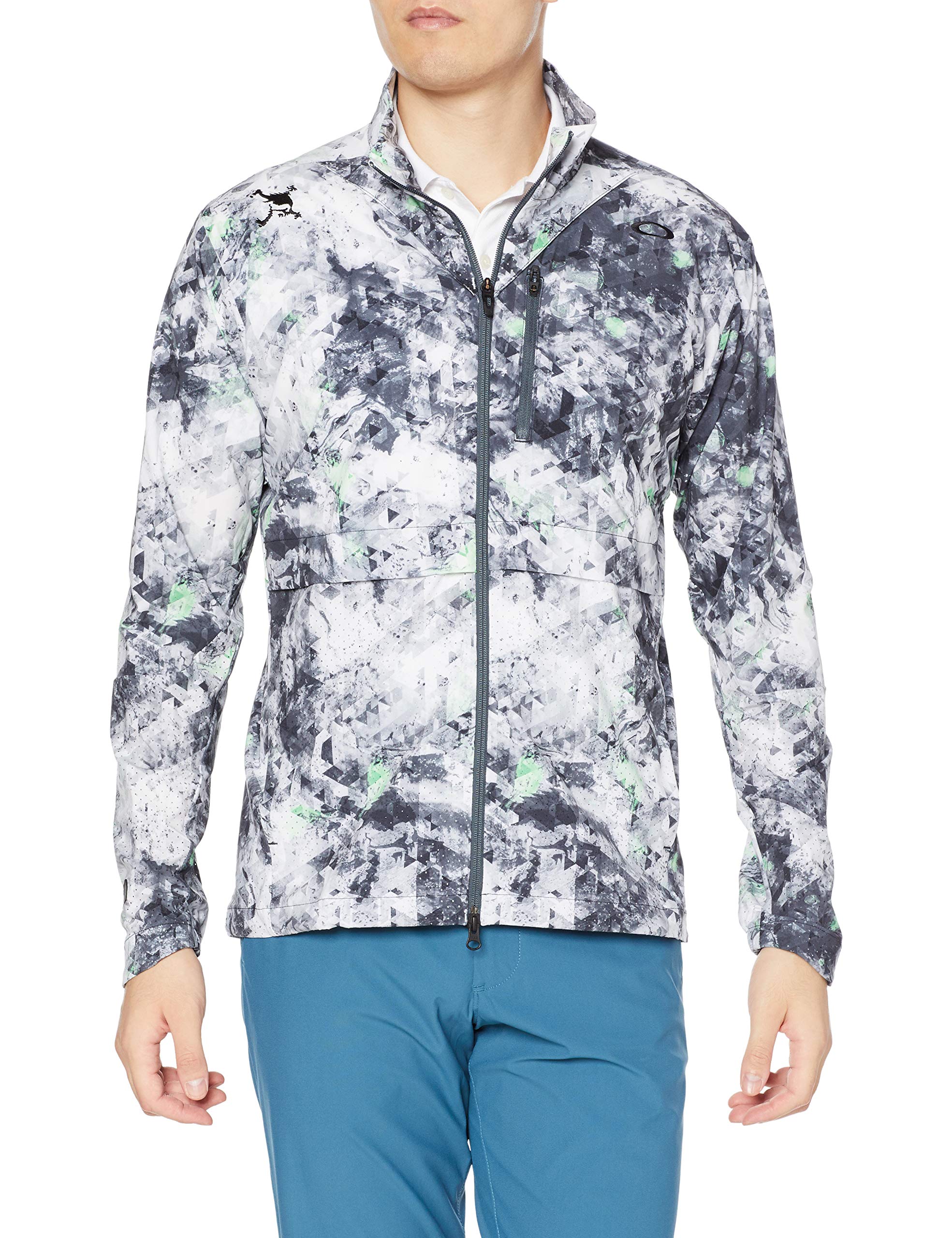 

Дышащая куртка Oakley Skull с отделкой Gunmetal, американский размер L, японский размер для мужчин 3.0, принт, (эквивалент XL)