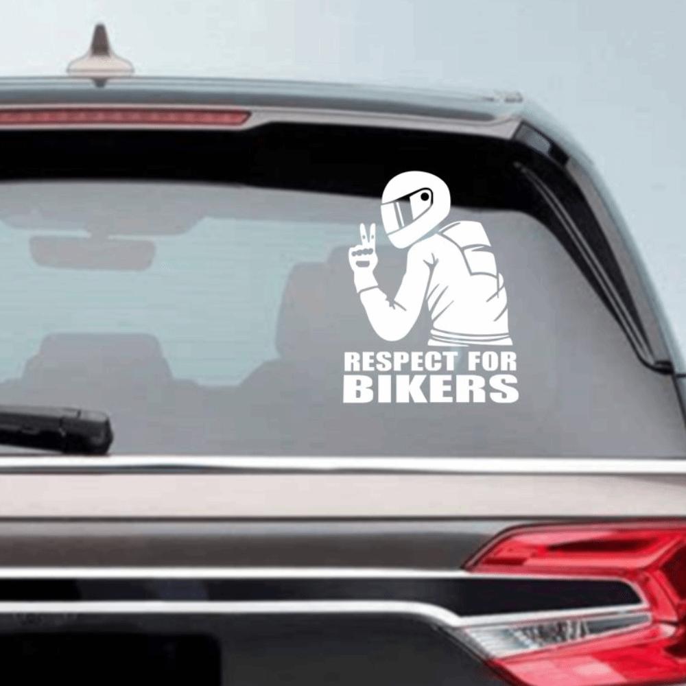 New Bicycle Protection Automobile Decoration 3D Respect Car Sticker Auto Decal Reflective