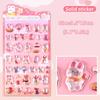 Kids 3D Cartoon Stickers Crystal Embossed Stickers  Journal Decorative Stickers For Phone & Laptop Decor Creative Exchange Gift