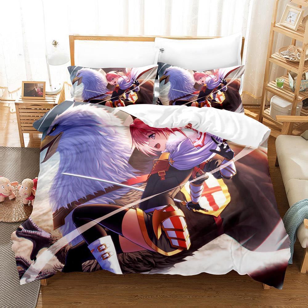 New Anime Fate - Astolfo Bedding Set Single Twin Full Queen King Size Bed Set Adult Kid Bedroom Duvet cover Sets Home Textiles
