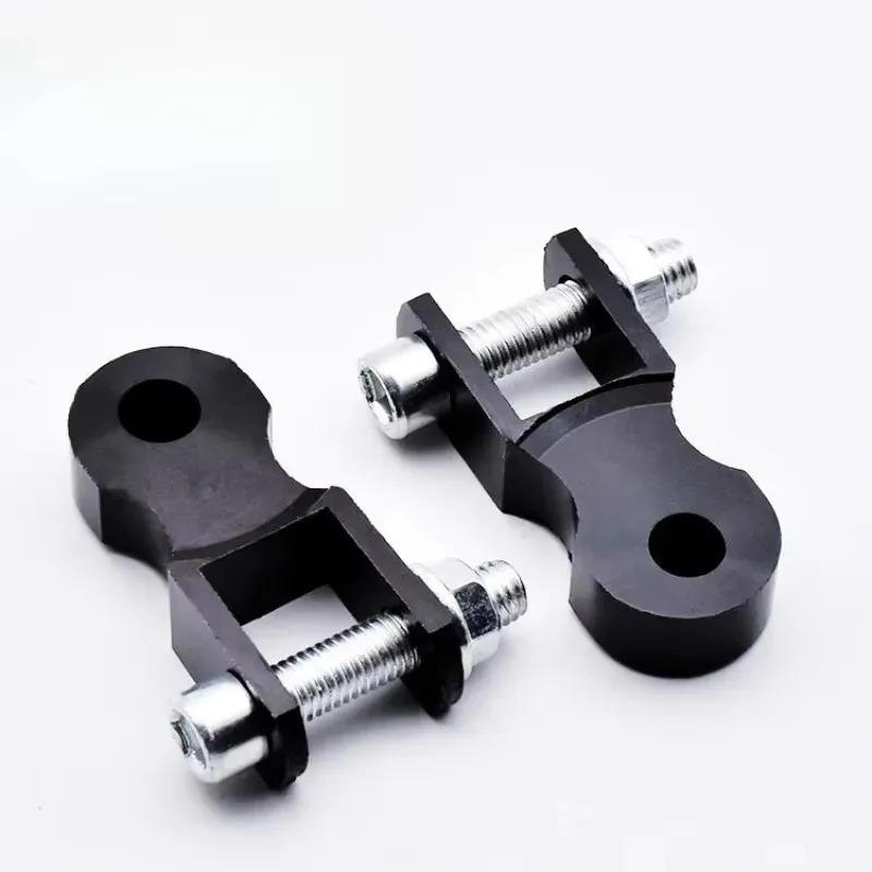 2pcs Motorcycle Shock Extender Height Extension Suspension Riser for Motorbike Scooter Replacement Parts Aluminum Alloy New