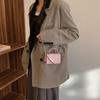 Trendy Mini Handbag For Women Stylish Casual Korean Fashion Pu Shoulder Bag In Gold Black Pink Silver