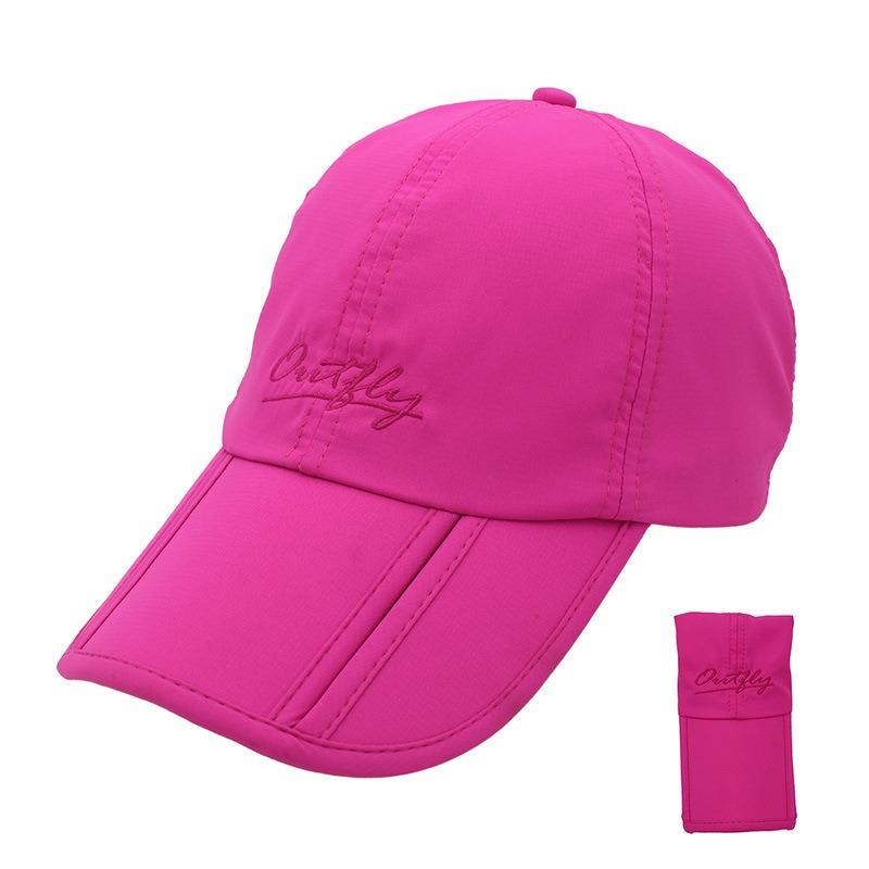 Folding sun hat spring and summer quick drying sunscreen fishing hat men's outdoor sunshade sports hat baseball cap