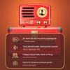 Mao Wang Little Prince OTR Retro Portable Bluetooth Radio CN plug (adapter included)