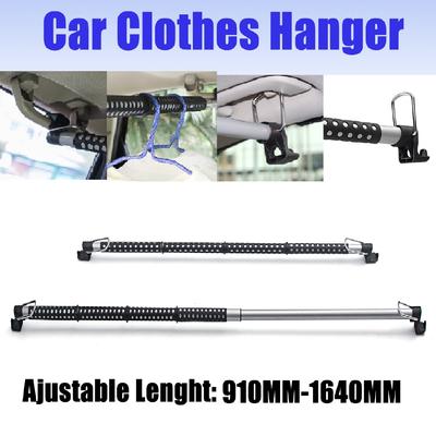 Percha para Ropa de Coche Retráctil Multifuncional Perchas para Abrigos de Coche Soporte para Chaquetas Trajes Estante Suministros para Automóviles Para Coche Universal