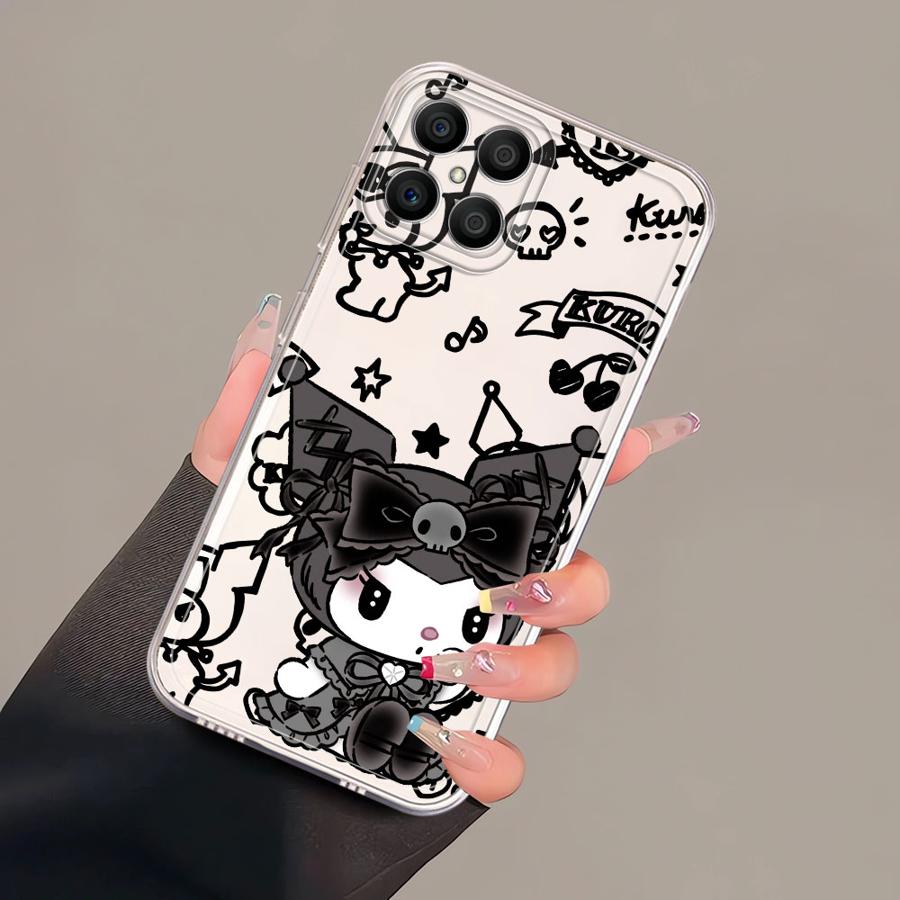 Sanrio Cool Kuromi Soft Phone Cover Case for Honor X8 X8a X8b X9a 90 Lite X7b X9b