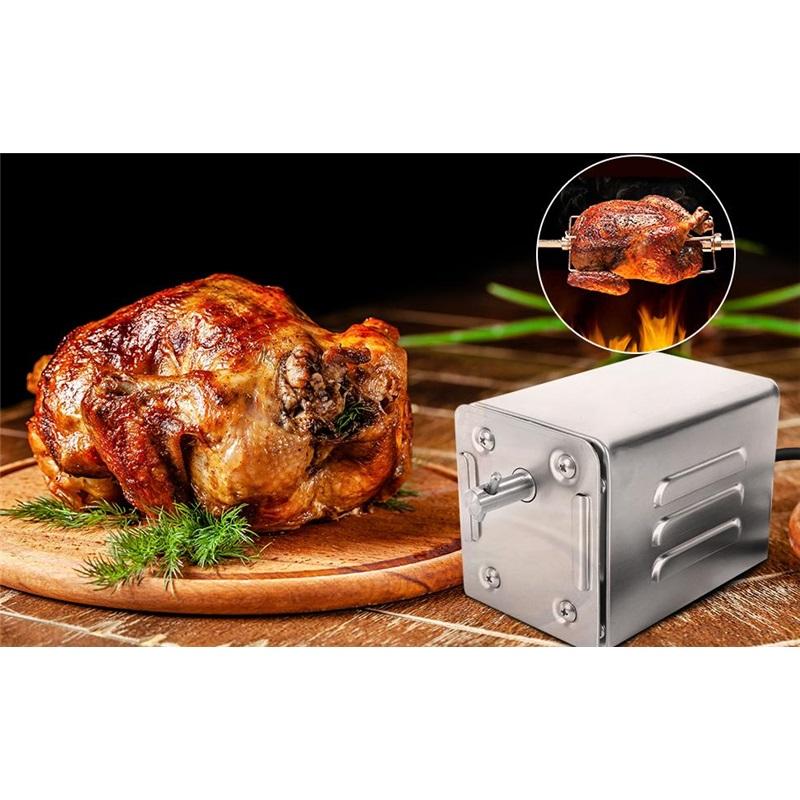 Grill Roaster Electric Motor Goat Pig Chicken BBQ Spit Rotisserie Outdoor Barbecue Accessories SP-S40 Stainless Steel