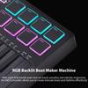 Rechargeable 25 Keys MIDI Keyboard Arranging Strike Pad RGB MIDI Assignable Knobs MIDI Keyboard Controller Beat Maker Machine