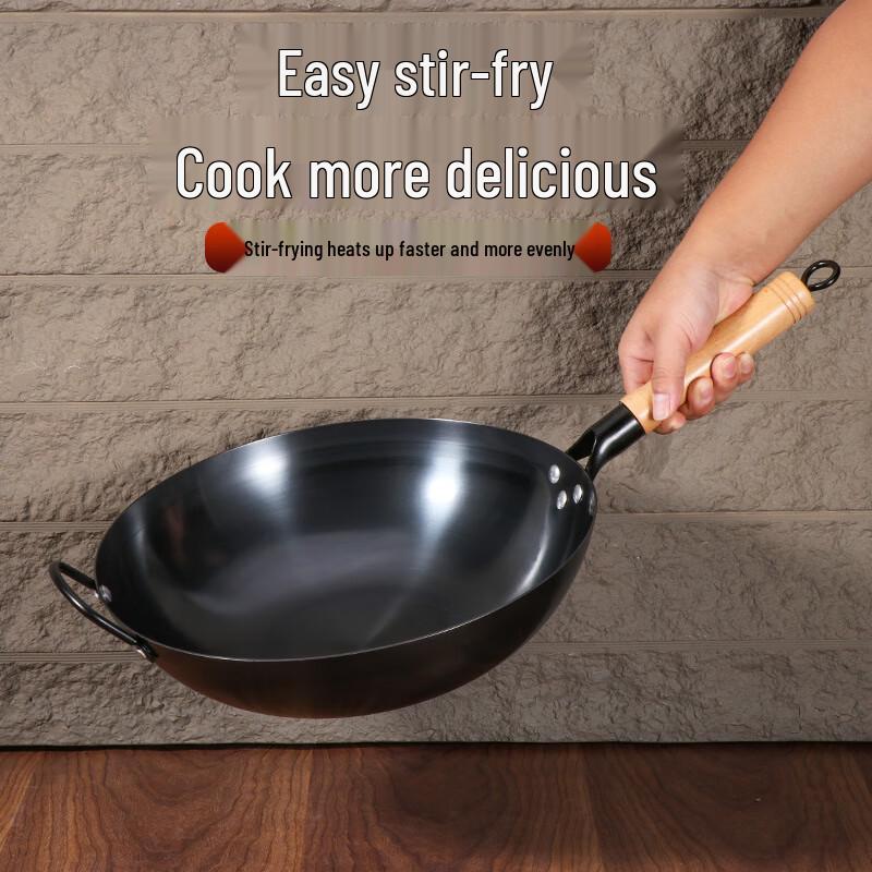 Jixingren Traditional Handmade Pure Iron Wok