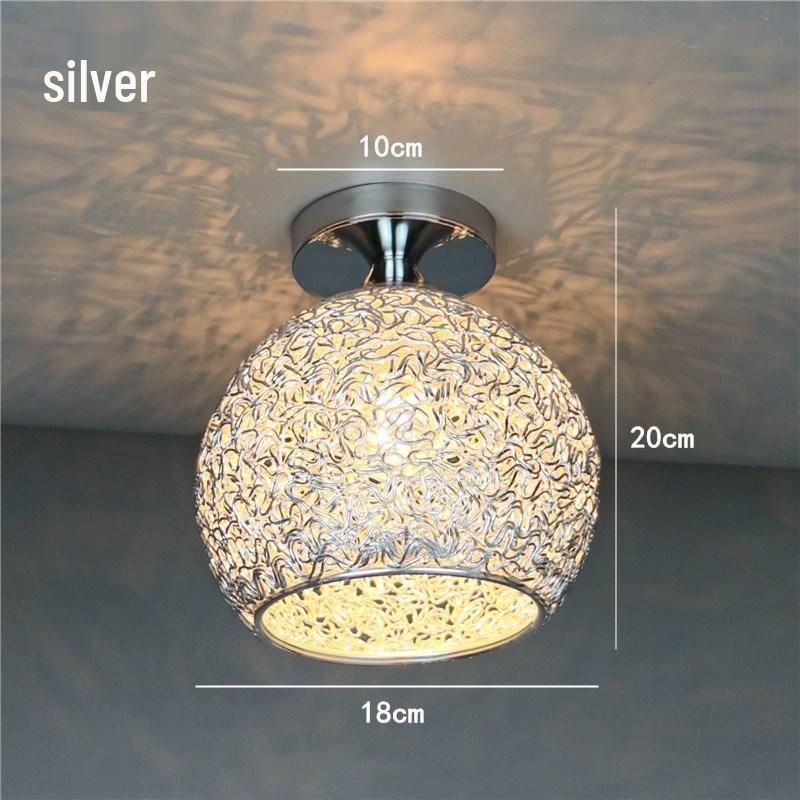 Colorful Nordic LED Ceiling Light for Bedroom, Balcony, or Aisle