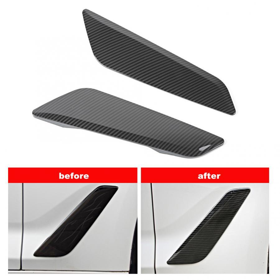 For 2017 2018 BMW 5 Series G30 Vents Decorative Cover Trim Carbon Fiber Style