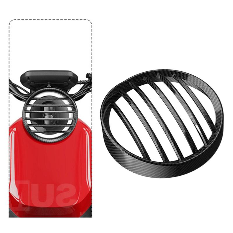 Motorcycle Headlight Cover ABS Plastic Protector Lampshade Universal Accessories for Round 14cm Headlamp
