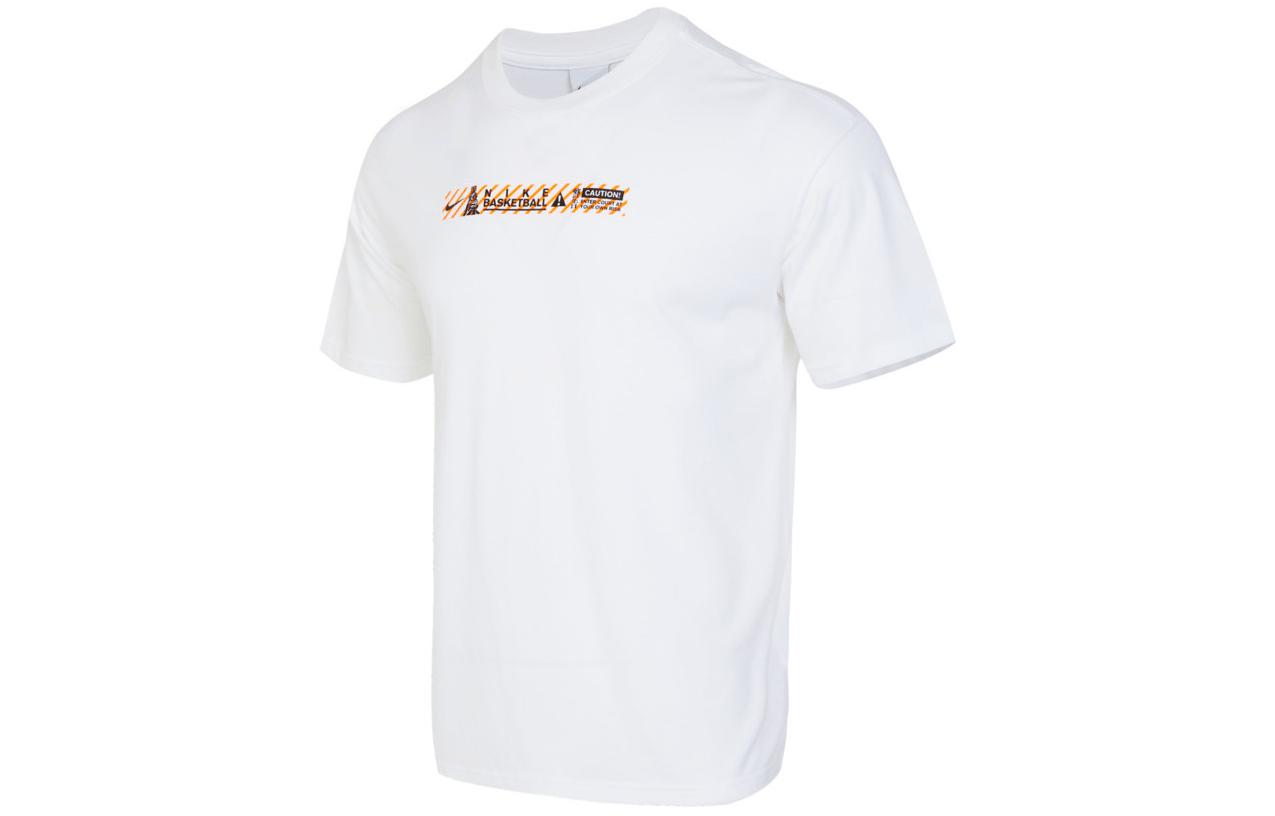 

Nike T Shirts Men s White Crew Neck Moderate Straight Fit FQ0355-100 L