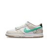 New Dunk Low Split Seam White Tan Mint GS DX6063-131